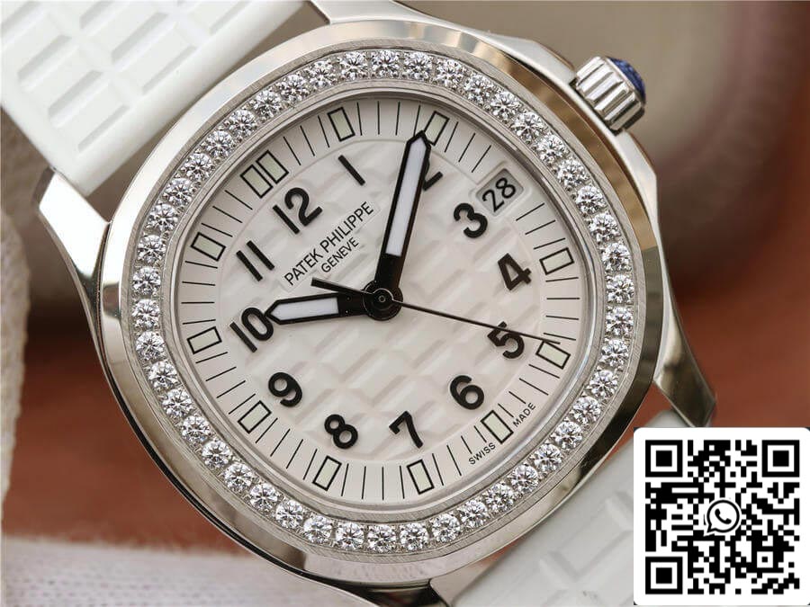 Patek Philippe Aquanaut 5067A-024 1:1 Best Edition PPF Fabbrica Diamond White Dial