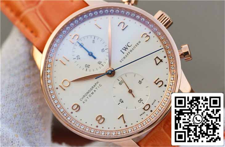 IWC Portuguese ZF Fabbrica 1:1 Best Edition Orange cinturino