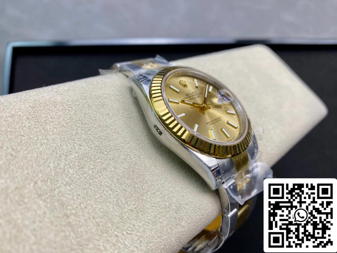 Rolex Datejust M126333-0009 41mm Oyster cinturino VS Fabbrica acciaio inossidabile