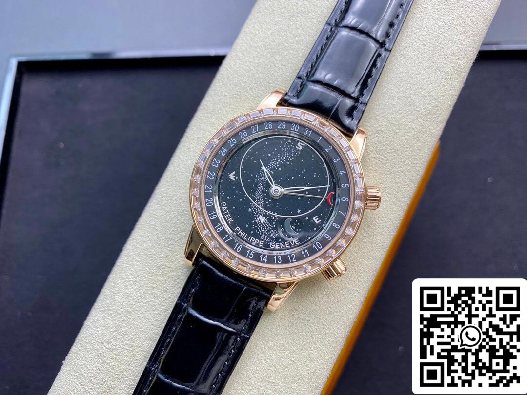 Patek Philippe Grand Complications 6104R-001 1:1 edizione migliore AI Fabbrica Sky Moon quadrante nero