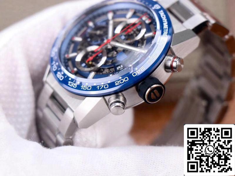 Tag Heuer Carrera Calibre Heuer 01 CAR201T.BA0766 Chronograph 1:1 Best Edition XF Fabbrica Blue Dial Swiss Calibre 01