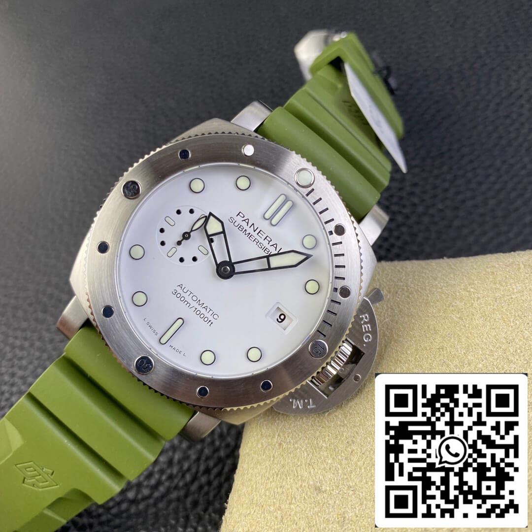 SBF Panerai Submersible PAM01226 1:1 edição melhor VS Fabbrica quadrante branco