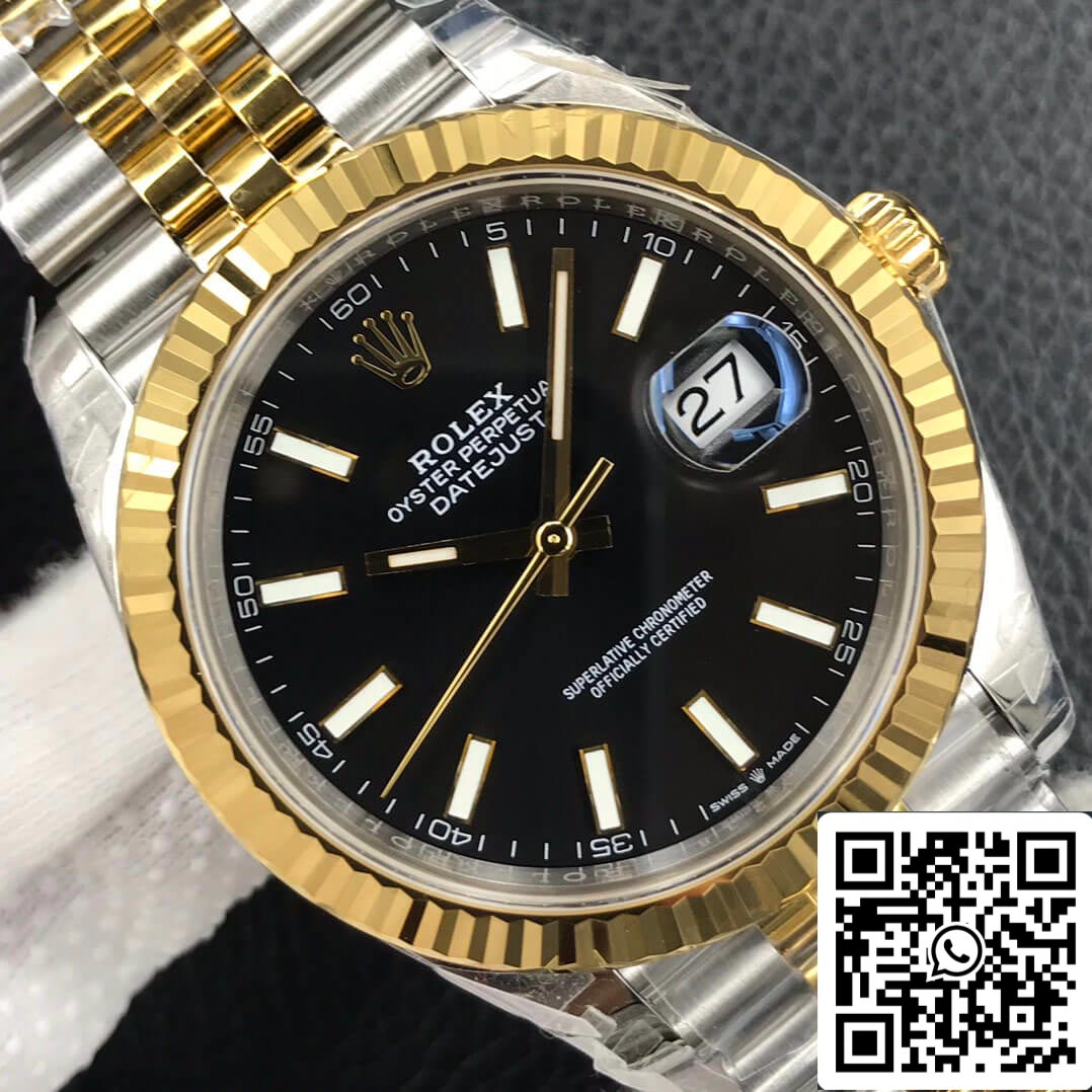 Rolex Datejust M126333-0014 41mm Jubilee cinturino VS Fabbrica acciaio inossidabile