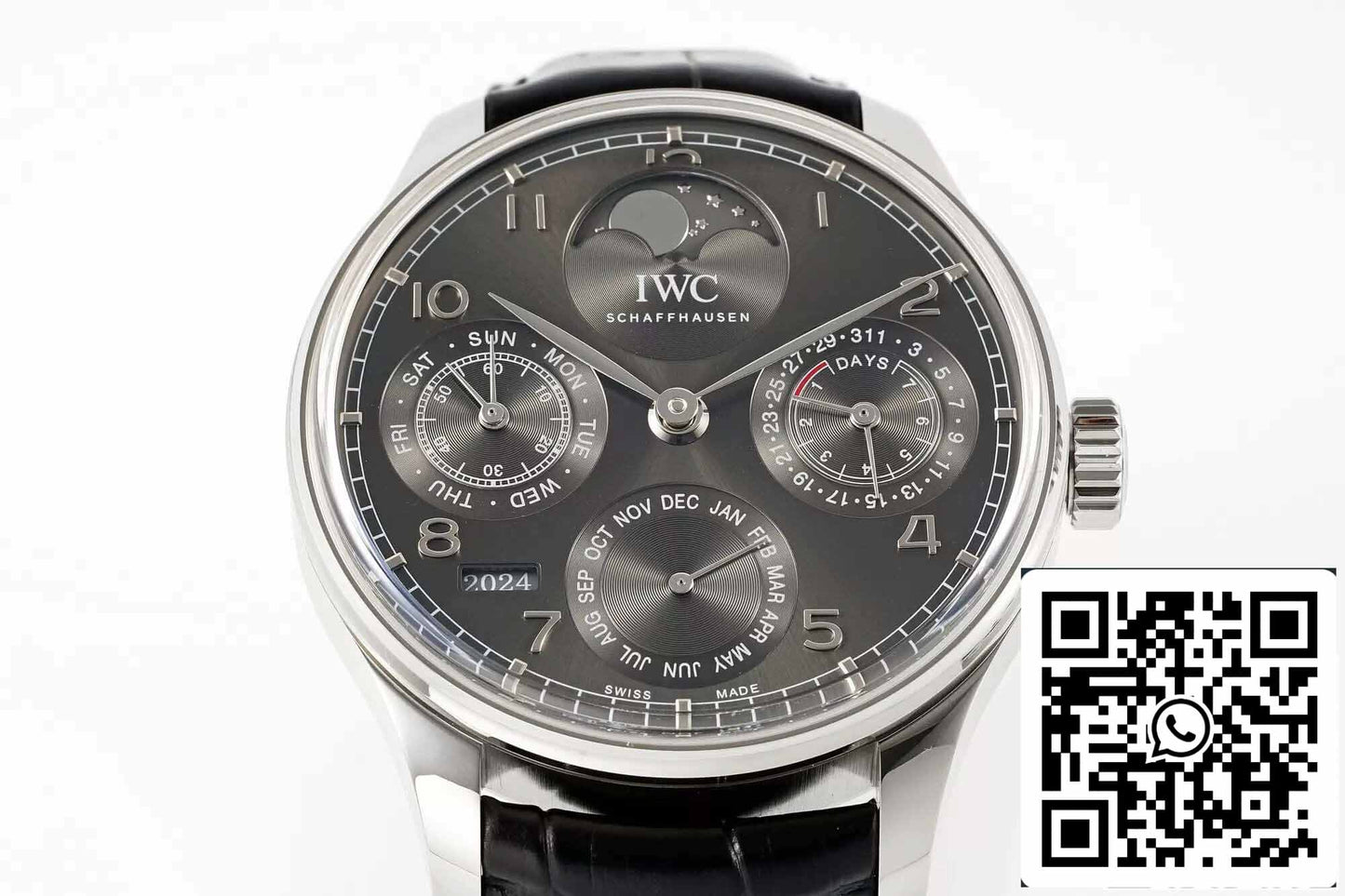 IWC Portuguese Perpetual Calendar IW503301 1:1 edizione migliore APS Fabbrica Gray quadrante