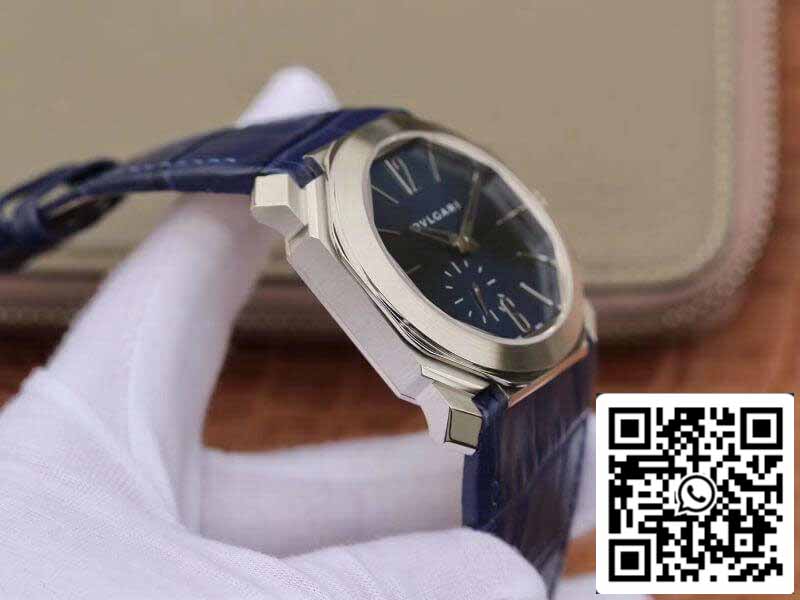 Bvlgari Octo Finissimo Extra Thin Automático 103035 quadrante blu Reloj para hombre 1:1 edizione migliore Swiss BVL193