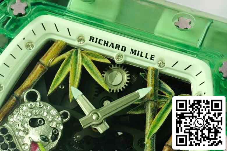 Richard Mille RM26-01 Tourbillon Best 1:1 Edition RM Fabbrica Green Transparent Case