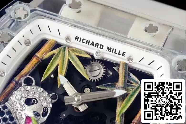réplica Richard Mille RM26-01 Tourbillon 1:1 Best Edition RM Fabbrica Cinturino Branco