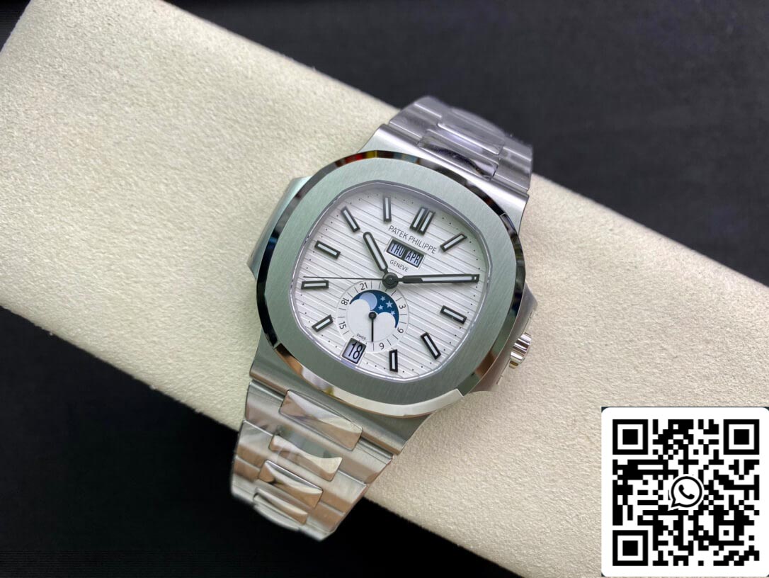 Patek Philippe Nautilus 5726/1A-010 1:1 Best Edition PPF Fabbrica White Dial