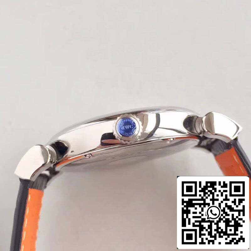 IWC Da Vinci IW356605 MKS Fabbrica 1:1 Best Edition Swiss ETA2892 Mostrador Azul com Marcadores Prateados