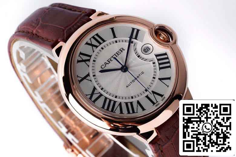 replica Ballon Bleu De Cartier 42MM WGBB0030 AF Fabbrica Rosa Oro Cassa