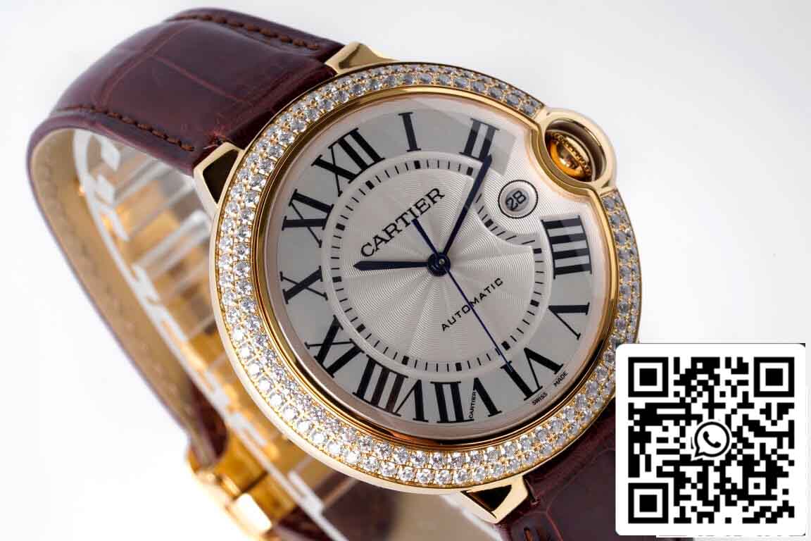replica Ballon Bleu De Cartier 42MM WE9007Z3 AF Fabbrica Yellow Oro Cassa