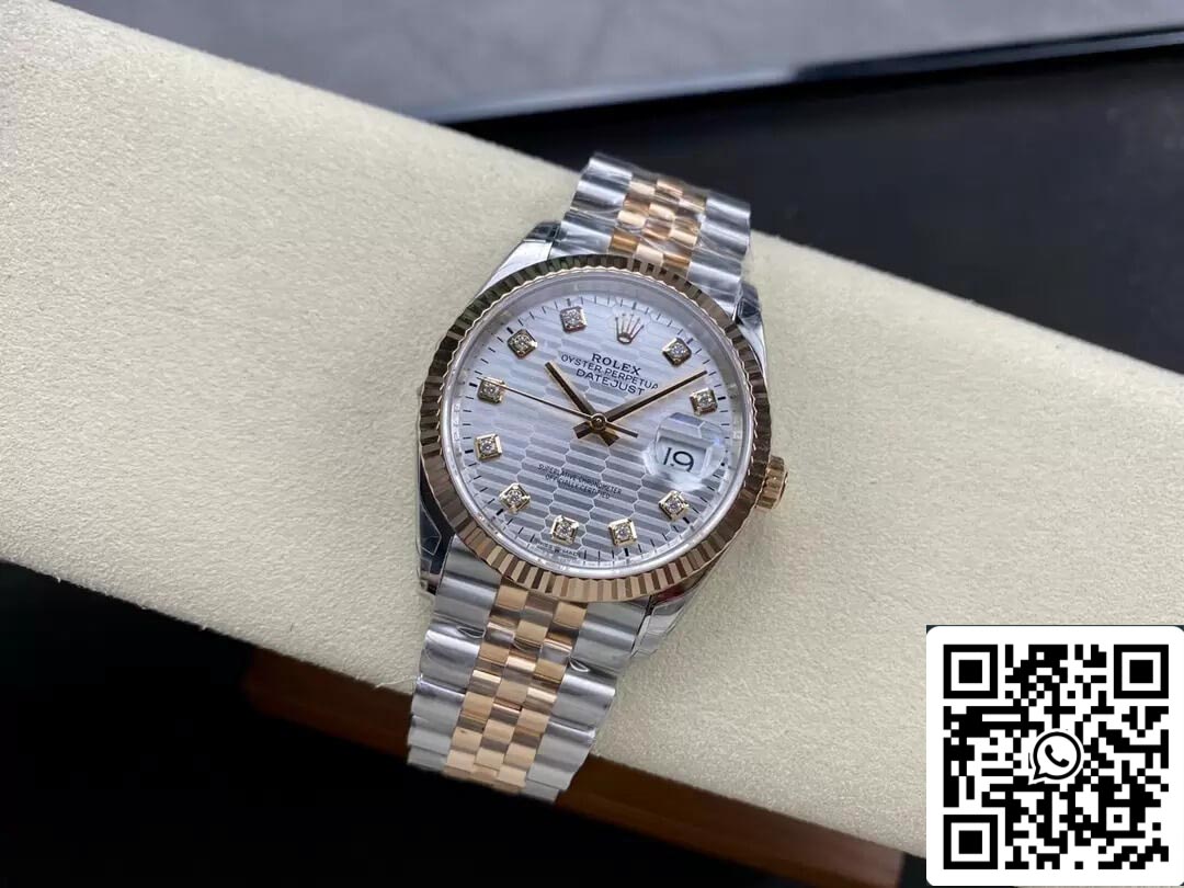 Rolex Datejust M126231-0039 36MM 1:1 edizione migliore VS Fabbrica quadrante argento