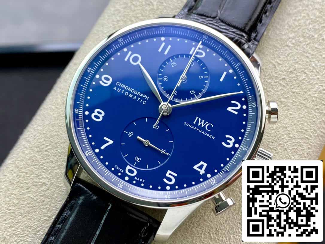 IWC Portugieser IW371601 1:1 Melhor Edição ZF Fabbrica Mostrador Azul