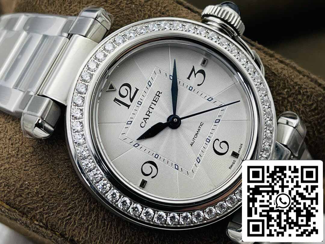 Cartier Pasha 35MM 1:1 edizione migliore BV Fabbrica Diamond lunetta