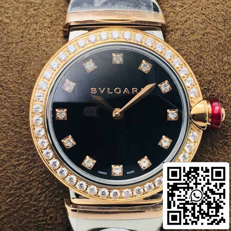 Bvlgari LVCEA 1:1 edição melhor BV Fabbrica quadrante preto