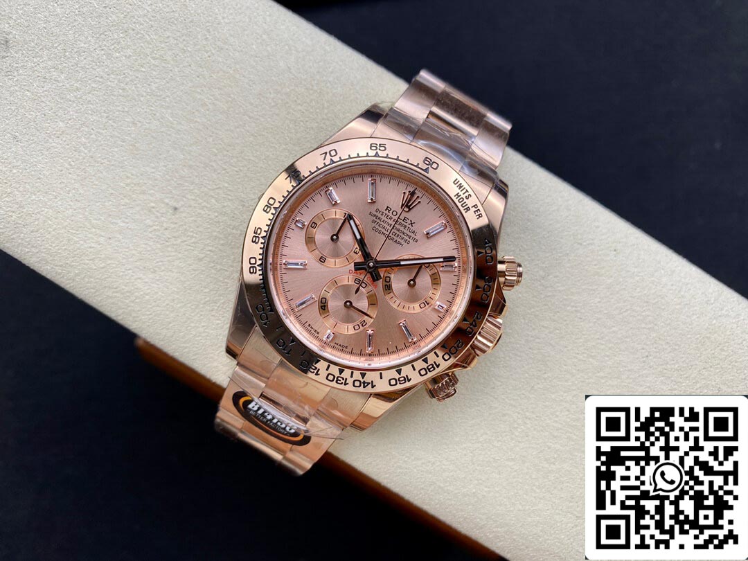 Rolex Daytona M116505-0012 1:1 edição melhor BT Fabbrica Rosa Oro
