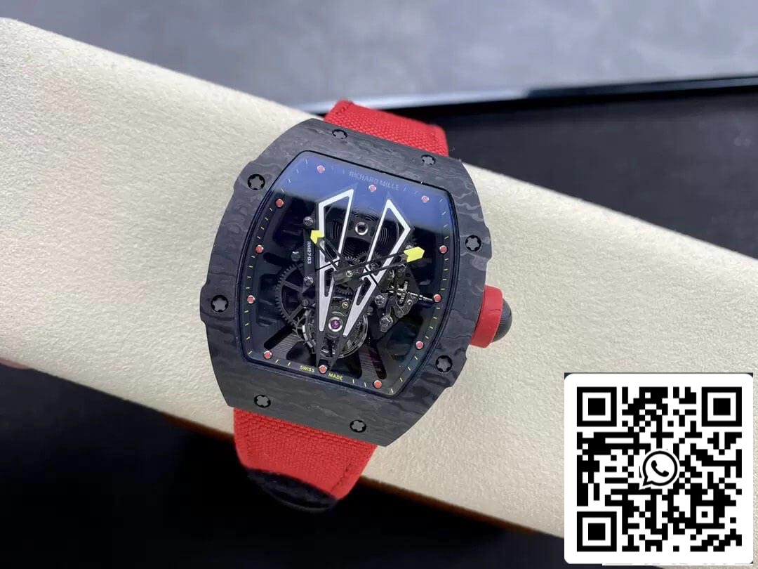 Richard Mille RM27-03 Rafael Nadal Tourbillon 1:1 Best Edition RM Fabbrica Red cinturino