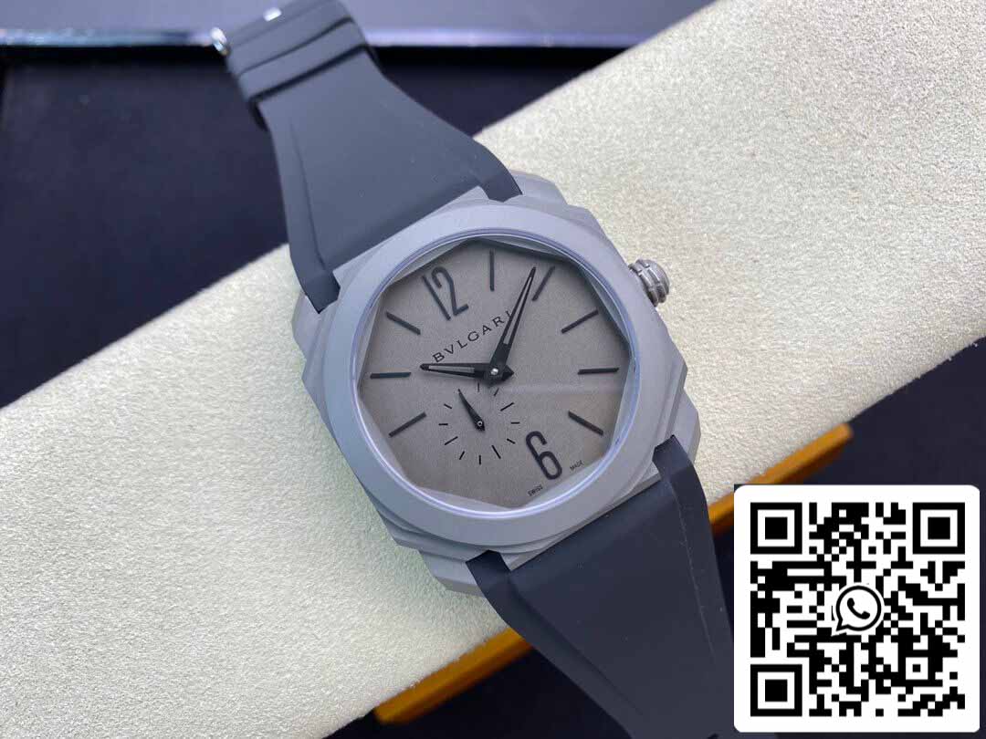 Bvlgari Octo Finissimo 1:1 edición mejorada BV Fabbrica V2 Gomma cinturino