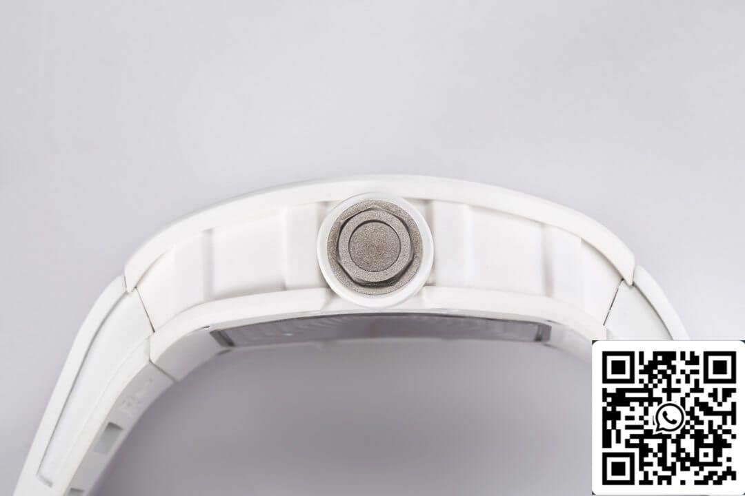 Richard Mille RM-055 1:1 edizione migliore BBR Fabbrica V2 Bianco ceramica Cassa