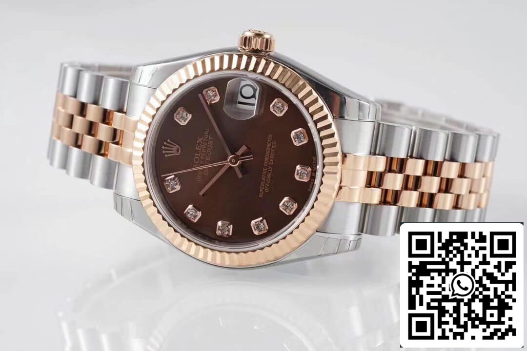 Rolex Datejust m278271-0028 1:1 edizione migliore GS Fabbrica Brown quadrante