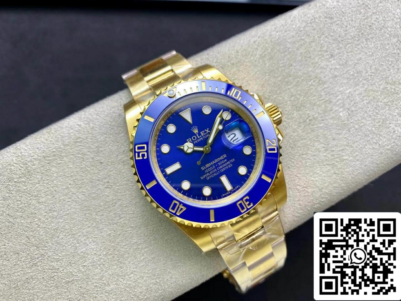 Rolex Submariner M116618LB-0003 3135 movimento 40mm VS Fabbrica quadrante blu