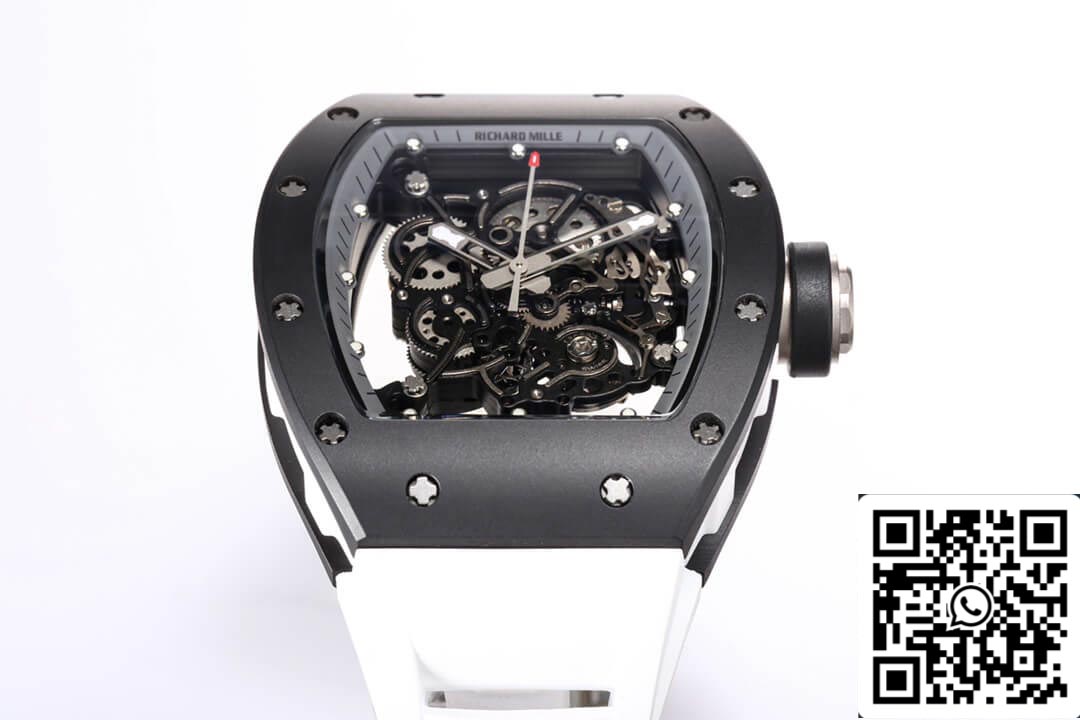 Richard Mille RM-055 1:1 edizione migliore BBR Fabbrica Nero ceramica Cassa