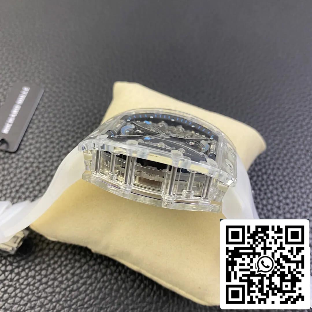 Richard Mille RM053-02 1:1 Best Edition RM Fabbrica Transparent Tourbillon Skeleton Dial