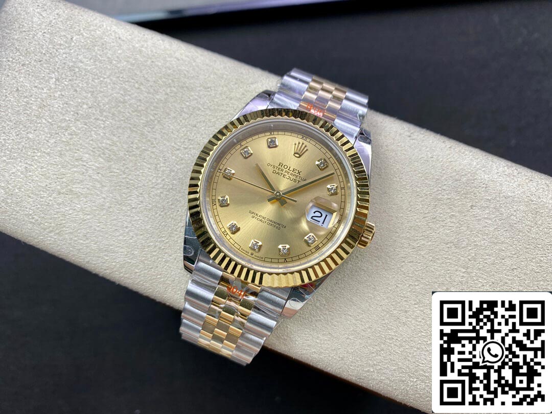 Rolex Datejust M126333-0012 1:1 edizione migliore GM Fabbrica Yellow Oro