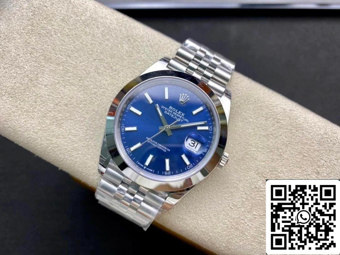 Rolex Datejust M126300-0002 41MM 1:1 edizione migliore VS Fabbrica quadrante blu