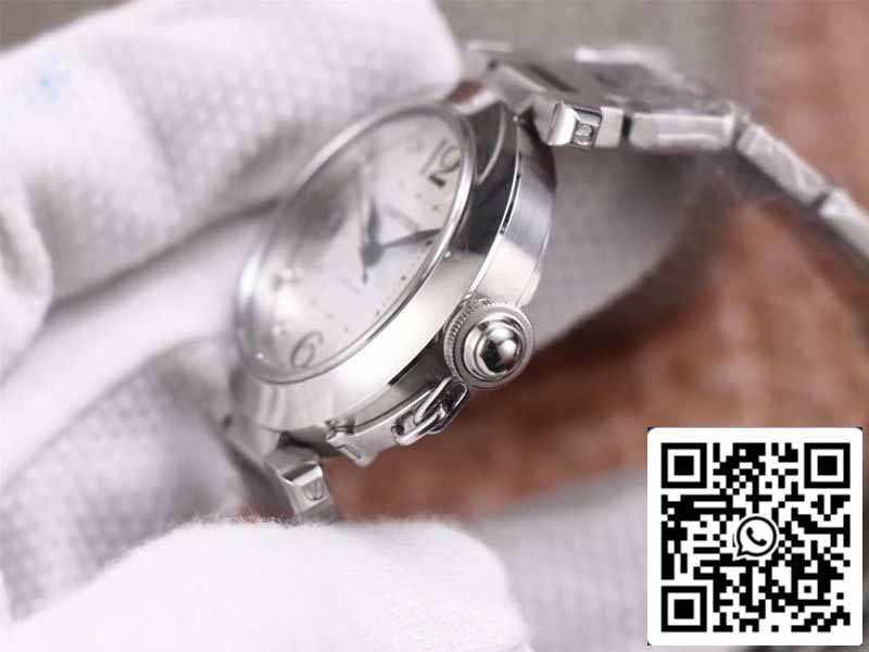 Cartier Pasha W31073M7 1:1 Best Edition V9 Fabbrica Esfera plateada Calibre suizo 049