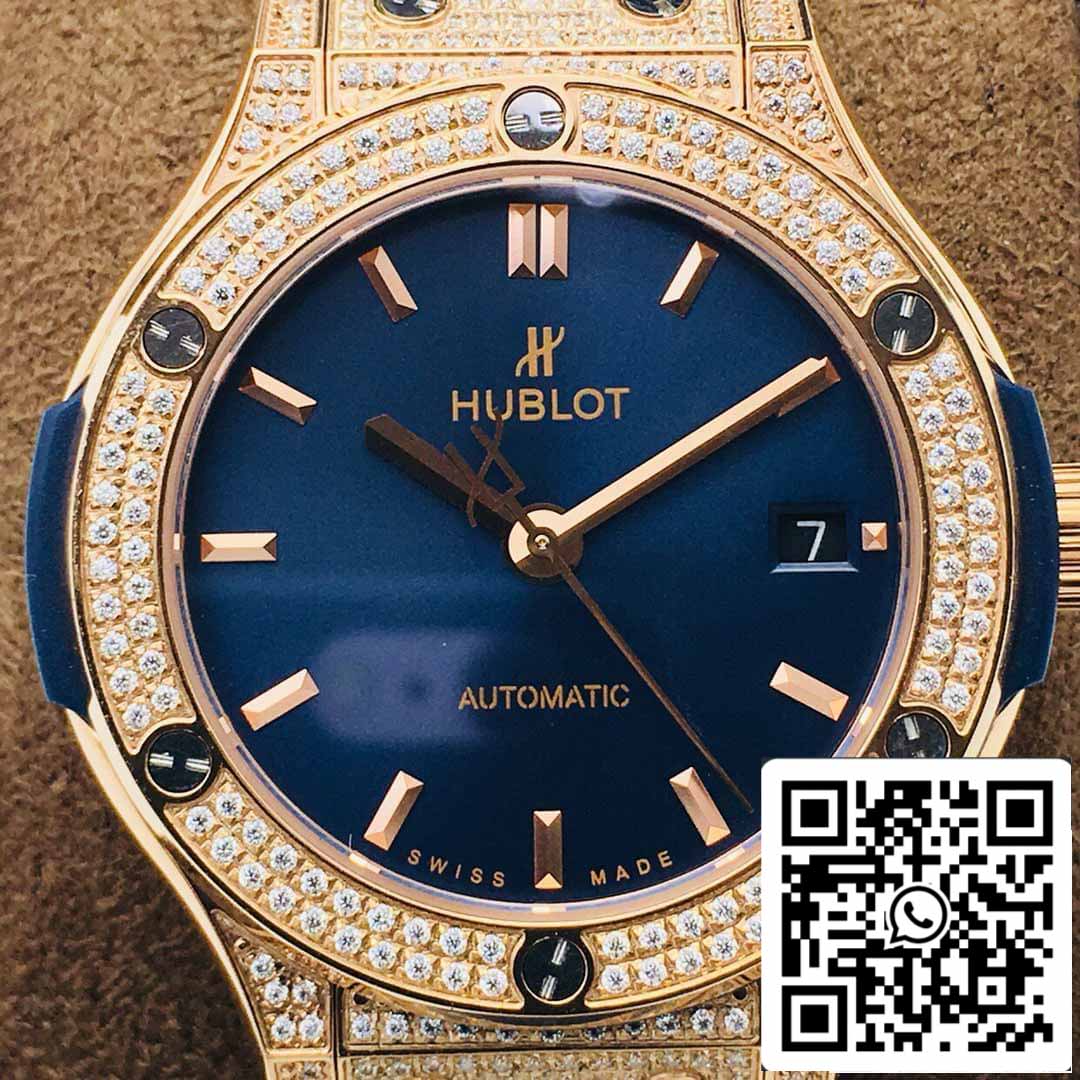 Hublot Classic Fusion 38MM 1:1 edizione migliore HB Fabbrica Diamond Cassa