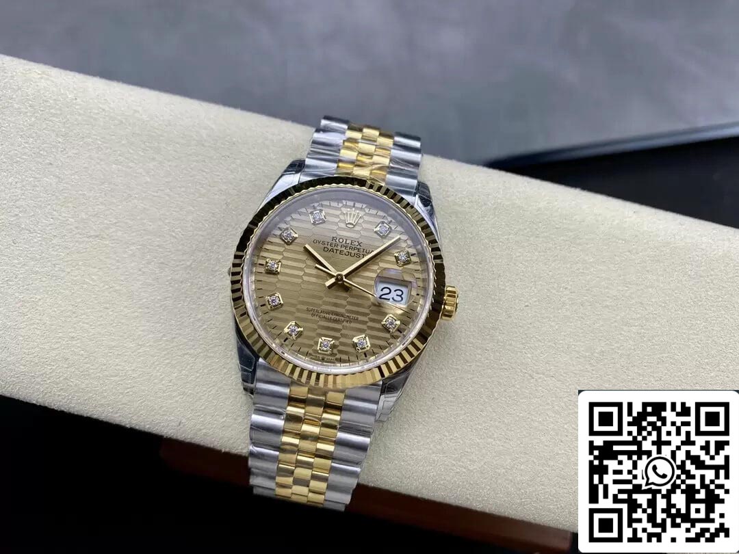 Rolex Datejust M126233-0045 36MM 1:1 edizione migliore VS Fabbrica Diamond quadrante