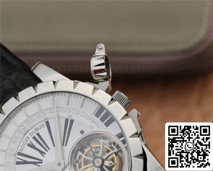 Roger Dubuis Excalibur RDDBEX0250 1:1 edizione migliore JB Fabbrica Tourbillon White Dial