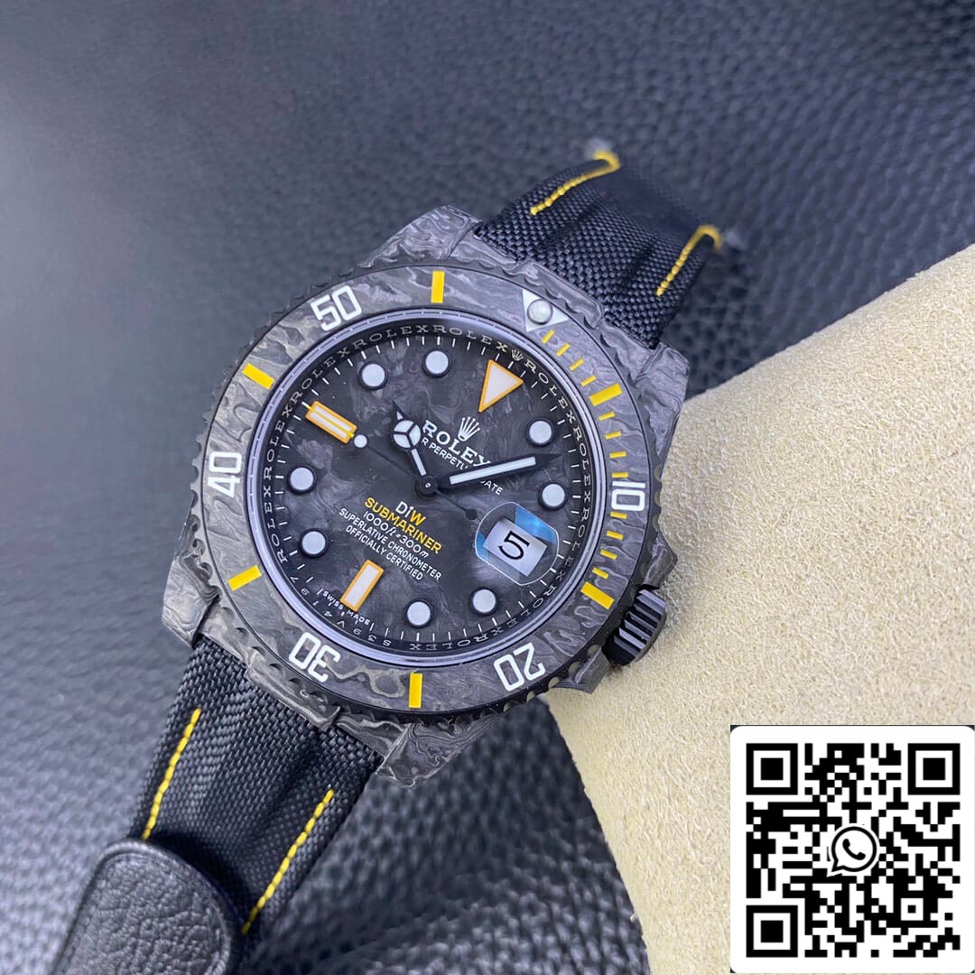 Rolex Submariner 1:1 edizione migliore VS Fabbrica DIW fibra di carbonio lunetta