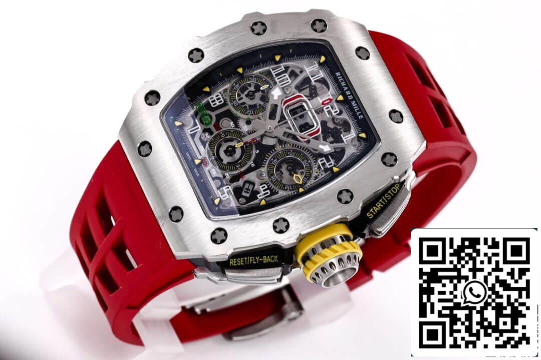 Richard Mille RM11-03RG 1:1 Best Edition KV Fabbrica Titanium Case