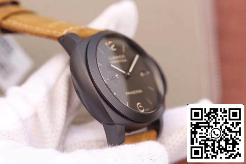 Panerai Luminor PAM386 VS Fabbrica 1:1 edizione migliore Swiss ETA P9000 Superlumed Gray quadrante and Hands