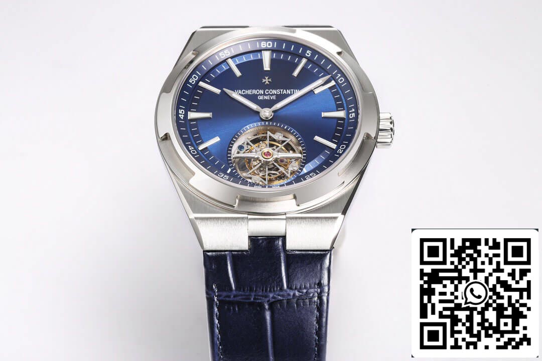 Vacheron Constantin Overseas Tourbillon 6000V/110A-B544 1:1 edizione migliore BBR Fabbrica Pelle cinturino