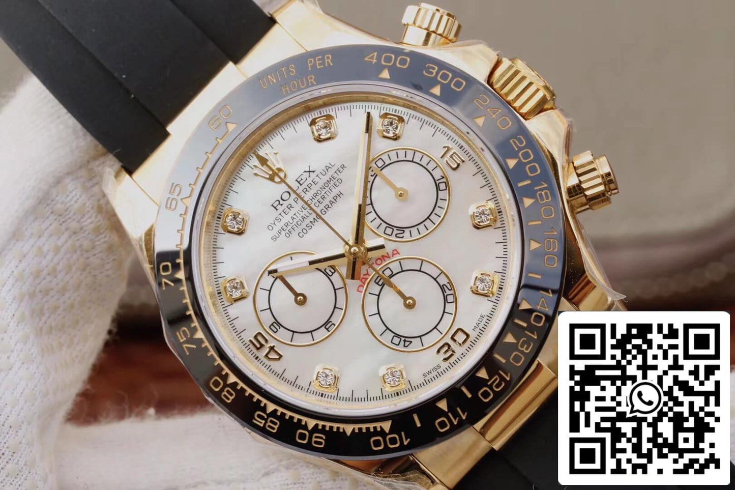 Rolex Daytona Cosmograph M116518ln-0037 1:1 edição melhor JH Fabbrica V6 caixa em ouro amarelo