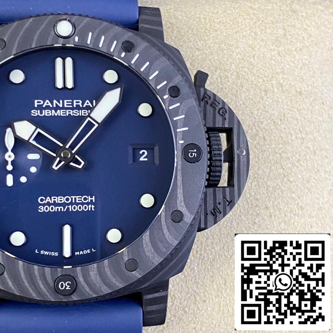 Panerai Submersible PAM01232 1:1 edizione migliore VS Fabbrica quadrante blu