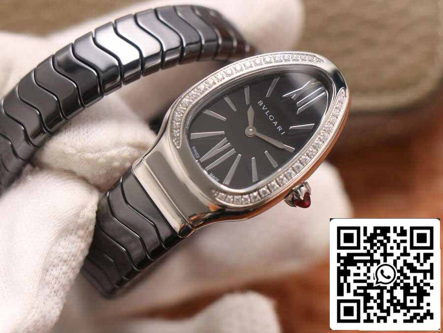 Bvlgari Serpenti 1:1 edizione migliore BV Fabbrica ceramica quadrante nero