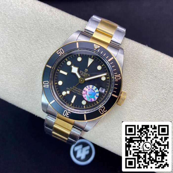 Tudor Heritage Black Bay M79733N-0002 ZF Fabbrica 1:1 Best Edition Swiss ETA2824-2 Two Tone acciaio inossidabile bracciale