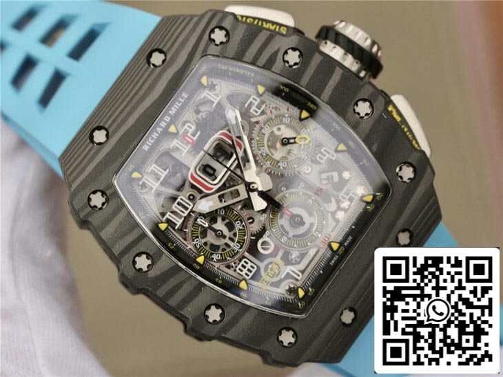 Richard Mille RM11-03 1:1 Best Edition KV Fabbrica Blue cinturino