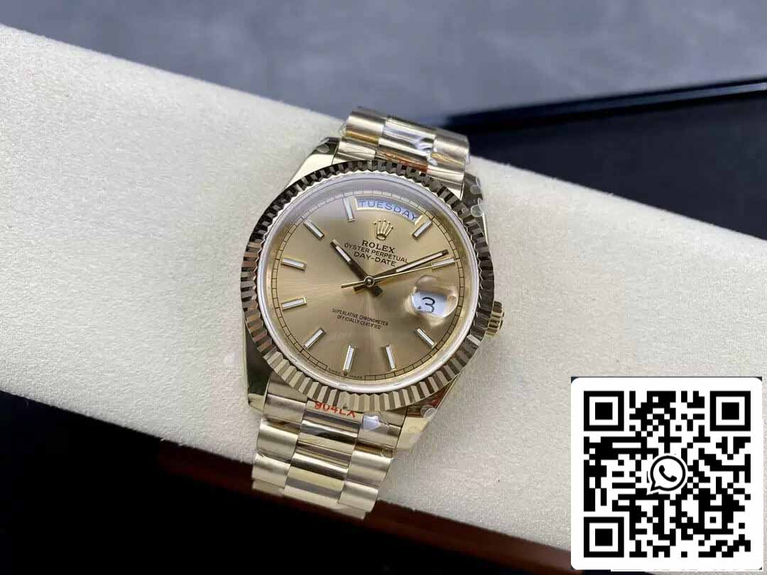 Rolex Day Date M228238-0003 1:1 edição melhor GM Fabbrica V2 versão de contrapeso