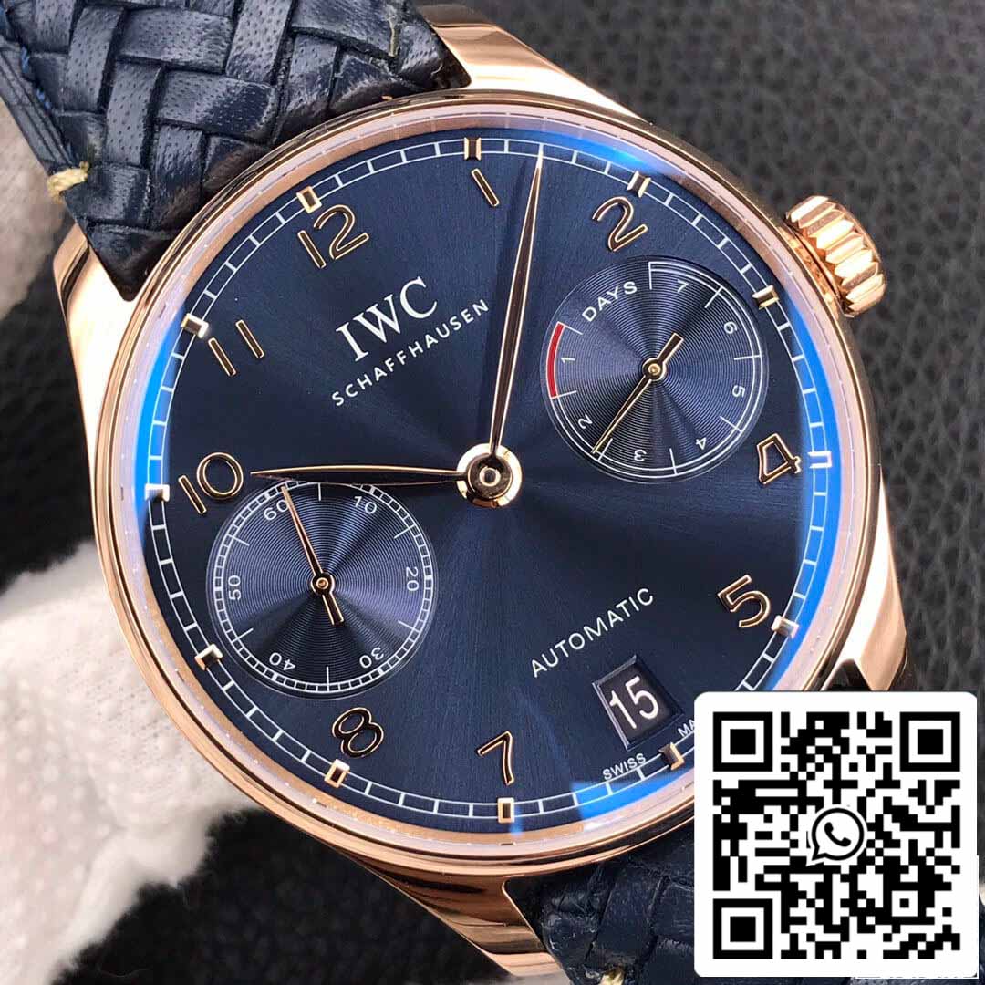 IWC Portugieser IW500713 1:1 Mejor Edición ZF Fabbrica Esfera Azul