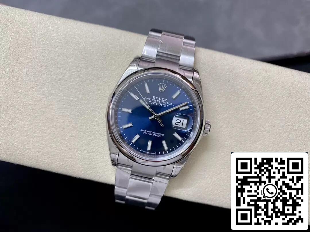 Rolex Datejust M126200-0005 36MM 1:1 edición mayor VS Fabbrica quadrante blu