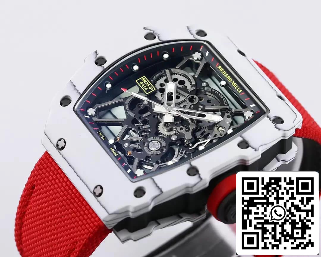 Richard Mille RM35-01 1:1 edizione migliore BBR Fabbrica fibra di carbonio Cassa