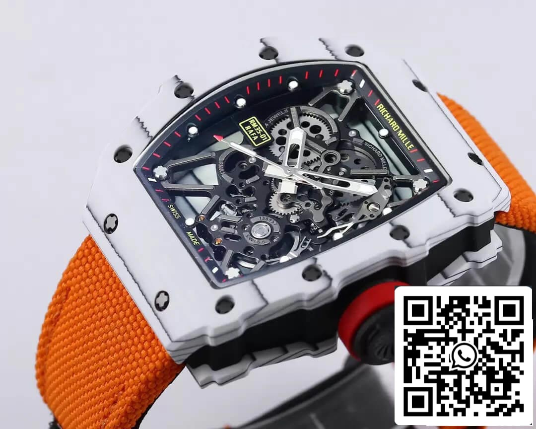 Richard Mille RM35-01 1:1 edizione migliore BBR Fabbrica Orange cinturino
