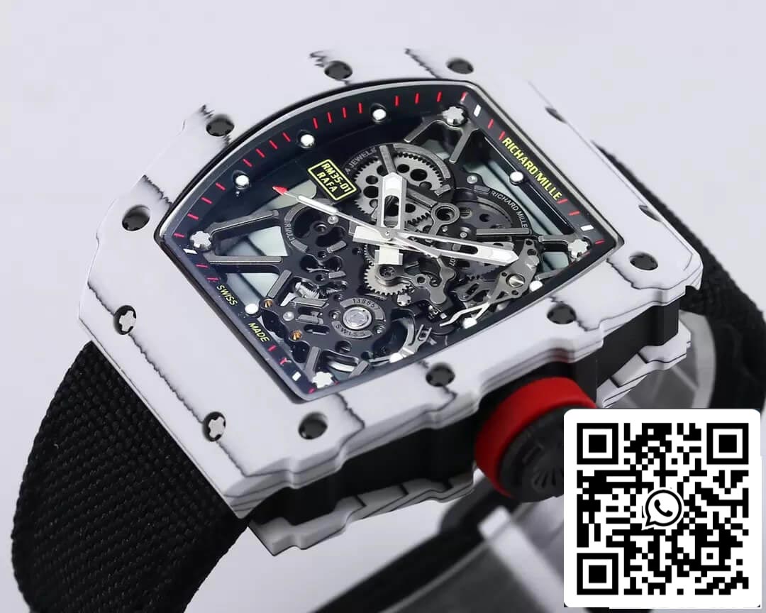 Richard Mille RM35-01 1:1 edição melhor BBR Fabbrica Nero cinturino
