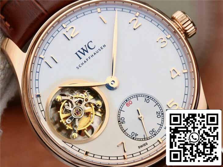 IWC Portuguese Tourbillon IW546302 1:1 Best Edition ZF Fabbrica Silver Dial