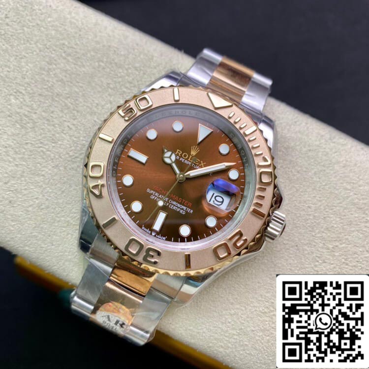 Rolex Yacht-Master 40mm 116621 AR Fabbrica 1:1 edizione migliore Swiss ETA2824 Brown quadrante